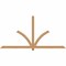 Ekena Millwork Redmond Smooth Timber Gable Bracket, Western Red Cedar, 96"W x 48"H x 1 1/2"D x 3 1/2"F, 12/12 Pitch GBW096X48X0204RED00SWR - alternate 1